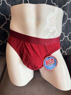 Andrew Christian BFD Big Fat Dick Bamboo Brief Red Size Large